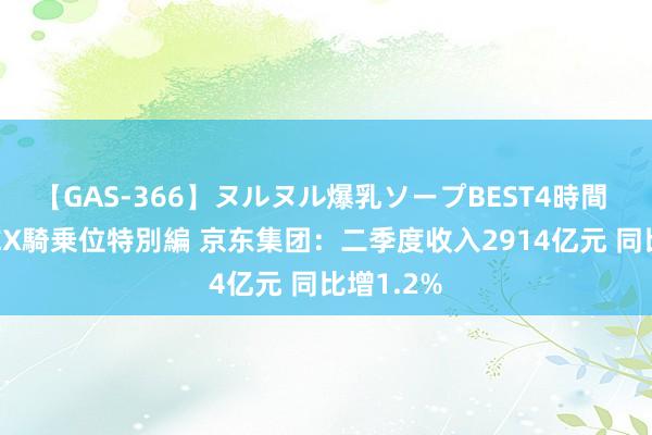 【GAS-366】ヌルヌル爆乳ソープBEST4時間 マットSEX騎乗位特別編 京东集团：二季度收入2914亿元 同比增1.2%